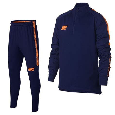 nike dry squad trainingspak donkerblauw oranje|nba trainingspakken dames.